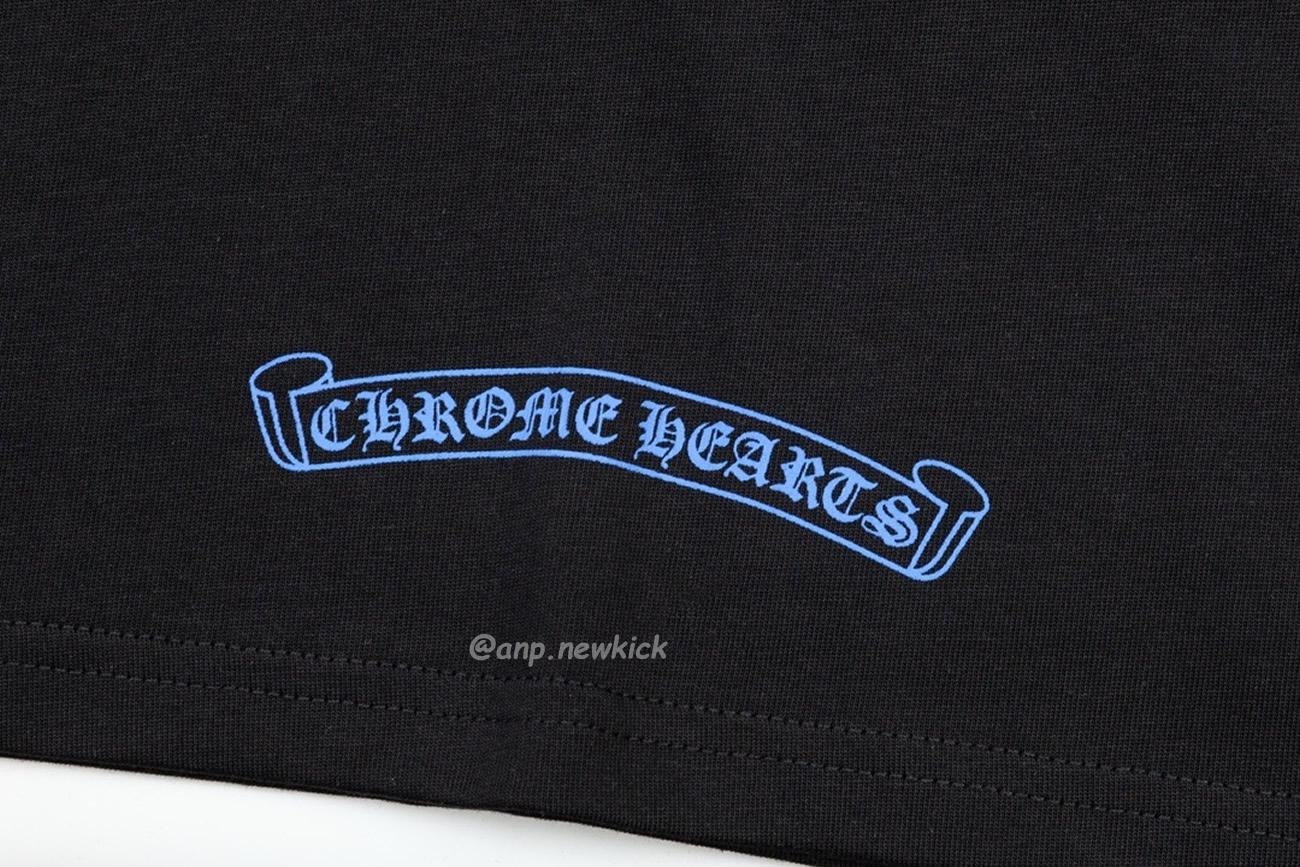 Chrome Hearts White Black Light Blue Dice T Shirt (12) - newkick.org